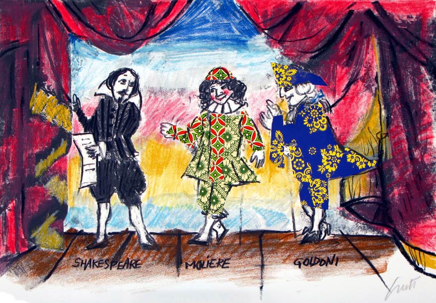 Emanuele Luzzati - I tre maestri del teatro
